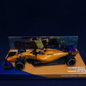 画像: セカンドハンド品●CKモデル別注●PMA1/43 McLAREN MCL33 SPANISH GP 2018 (F.アロンソ）#14