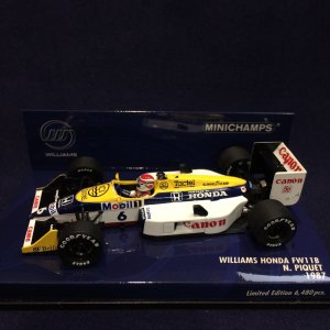 画像: セカンドハンド品●PMA1/43 WILLIAMS HONDA FW11B (N.ピケ） 1987