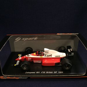 画像: セカンドハンド品●レーシングギア別注●SPARK 1/43 ZAKSPEED 891 BRITISH GP 1989 (鈴木亜久里）#35