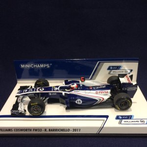 画像: セカンドハンド品●PMA1/43 WILLIAMS COSWORTH FW33 (R.バリチェロ）2011 #11