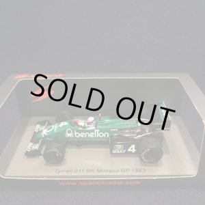 画像: セカンドハンド品●SPARK 1/43 TYRRELL 011 5th MONACO GP 1983 (D.SULLIVAN) #4