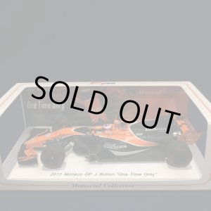 画像: セカンドハンド品●F1速報別注●SPARK 1/43 McLAREN HONDA MCL32 MONACO GP 2017 (J.バトン)#22