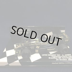 画像: セカンドハンド品●PMA1/43 LOTUS RENAULT 98T COMMEMORATIVE LAP BRAZILIAN GP 2004 (ブルーノ・セナ）#12
