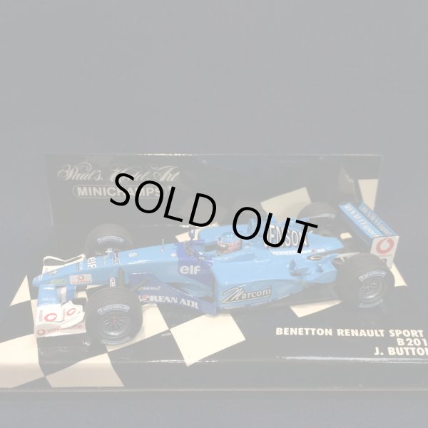 画像1: セカンドハンド品●PMA1/43 BENETTON RENAULT SPORT B201 (J.バトン）#8