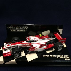 画像: セカンドハンド品●PMA1/43 SUPER AGURI HONDA SA07 (A.デビットソン） 2007 #23