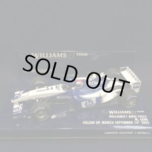 画像: セカンドハンド品●PMA1/43 WILLIAMS BMW FW25 ITALIAN GP 2003 (M.ジェネ）#4