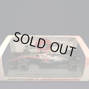 画像: セカンドハンド品●鈴鹿サーキット別注●SPARK 1/43 McLAREN HONDA MP4-30 AUSTRALIAN GP 2015 (J.バトン）#22