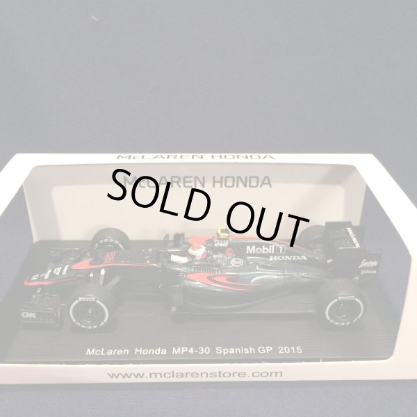 画像1: セカンドハンド品●McLAREN別注●SPARK 1/43 McLAREN HONDA MP4-30 SPANISH GP 2015 (J.バトン）#22