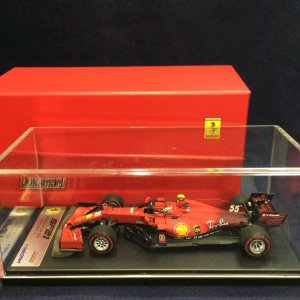画像: セカンドハンド品●LOOKSMART 1/43 FERRARI SF21 2nd MONACO GP 2021 (C.サインツ）#55