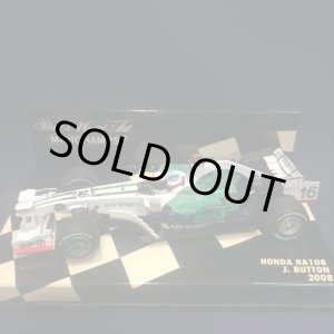 画像: セカンドハンド品●PMA1/43 HONDA RA108 (J.バトン）2008 #16