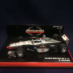 画像: セカンドハンド品●PMA1/43 McLAREN MERCEDES MP4/13 (M.ハッキネン）#8