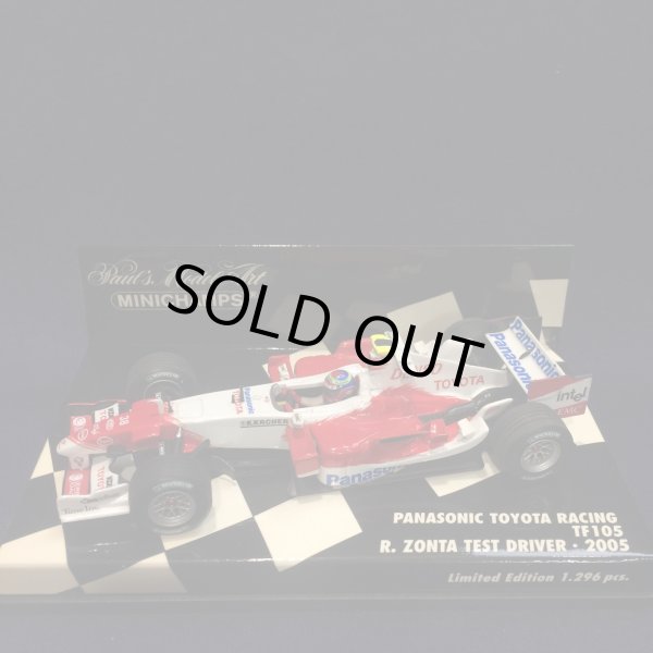 画像1: セカンドハンド品●PMA1/43 PANASONIC TOYOTA TF105 TEST DRIVER (R.ゾンタ）2005 #38