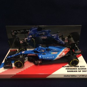 画像: セカンドハンド品●CK-MODELCARS別注●PMA1/43 ALPINE F1 A521 BAHRAIN GP 2021 (F.アロンソ）#14