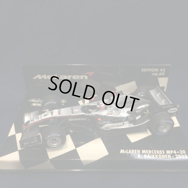 画像1: セカンドハンド品●PMA1/43 McLAREN MERCEDES MP4-20（K.ライコネン）2005 #9