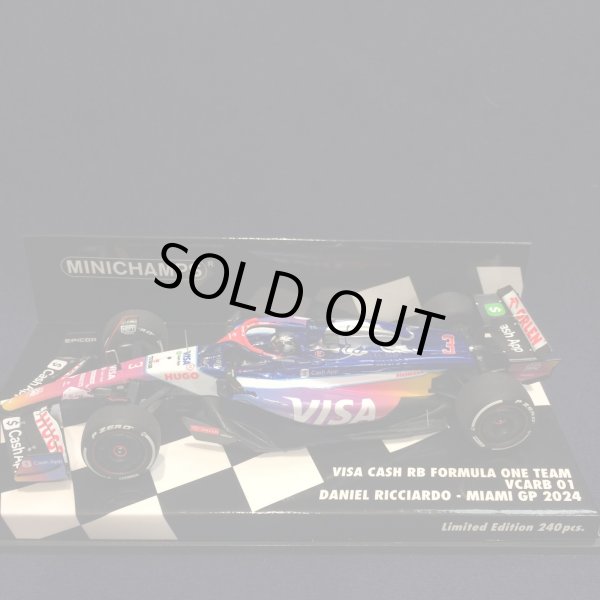 画像1: 新品正規入荷品●PMA1/43 VISA CASH RB VCARB 01 MIAMI GP 2024 (D.リカルド）#3