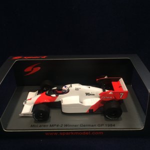 画像: セカンドハンド品●SPARK 1/43 McLAREN TAG TURBO MP4-2 WINNER GERMAN GP 1984 (A.プロスト）#7
