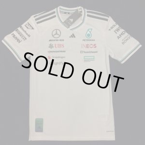 画像: （オーセンティック）メルセデス AMG ペトロナス F1 チーム ドライバー Tシャツ ホワイト 2025 /アディダス （サイズ　M）