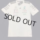 画像: メルセデス AMG ペトロナス F1 チーム ドライバー Tシャツ ホワイト 2025 /アディダス （サイズ　L）
