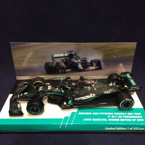 画像: セカンドハンド品●CK MODELCARS別注●PMA1/43 MERCEDES W11 WINNER BRITISH GP 2020 (L.ハミルトン）#44