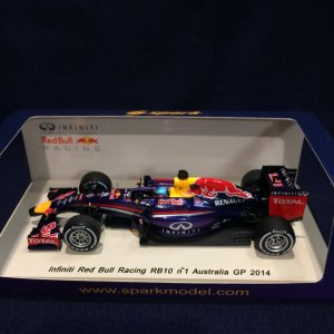 画像: セカンドハンド品●SPARK 1/43 INFINITI RED BULL RB10 AUSTRALIA GP 2014 (S.ベッテル）#1