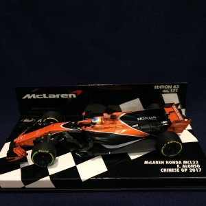 画像: セカンドハンド品●PMA1/43 McLAREN HONDA MCL32 CHINESE GP 2017 (F.アロンソ）#14