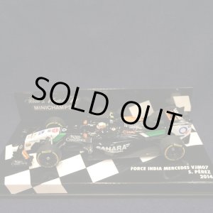 画像: セカンドハンド品●PMA1/43 FORCE INDIA MERCEDES VJM07 (S.ペレス）2014 #11