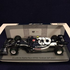画像: セカンドハンド品●SPARK1/43 SCUDERIA ALPHA TAURI AT02 TURKISH GP 2021 (P.ガスリー）#10 ※ありがとう仕様※