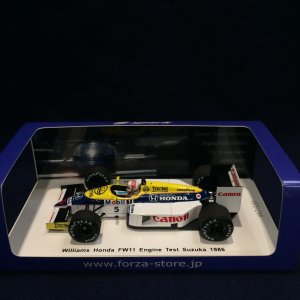 画像: セカンドハンド品●FORZA別注●SPARK 1/43 WILLIAMS HONDA FW11 ENGINE TEST SUZUKA 1986 (中嶋悟）#5