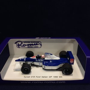 画像: セカンドハンド品●ROMU別注●SPARK 1/43 TYRRELL FORD 019 6th ITALIAN GP 1990 (中嶋悟）#3
