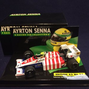 画像: セカンドハンド品●PMA1/43 セナコレNo21 TOLEMAN HART TG184 PORTUGAL GP 1984 (A.セナ）#19