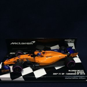 画像: セカンドハンド品●PMA1/43 McLAREN MCL33 300th CANADIAN GP (F.アロンソ）2018 #14