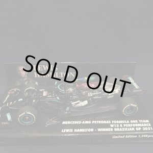 画像: セカンドハンド品●PMA1/43 MERCEDES-AMG PETRONAS W12 E WINNER BRAZILIAN GP 2021 (L.ハミルトン）#44