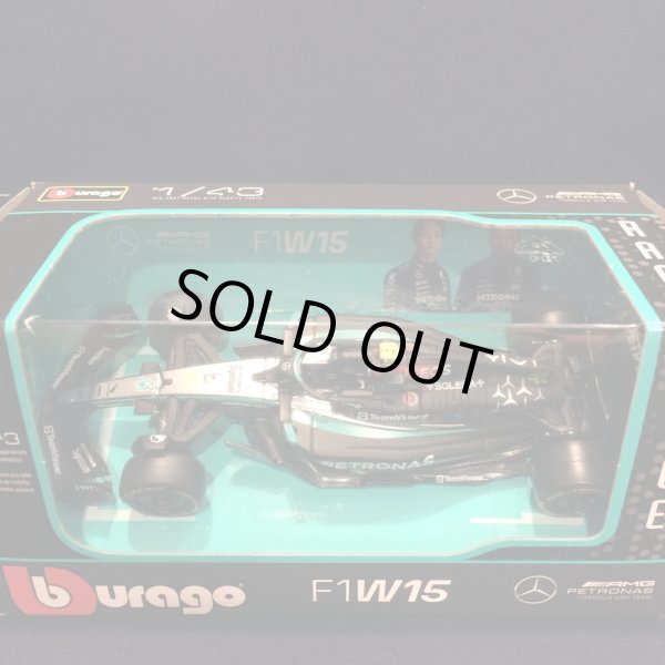 画像1: 新品正規入荷品●burago1/43 MERCEDES-AMG PETRONAS W15 (L.ハミルトン）2024 #44