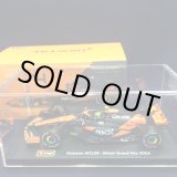 画像: 新品正規入荷品●burago1/43 McLAREN MCL 38 MIAMI GP 2024 (L.ノリス） ※アクリルケース＆ドライバーフィギュア付