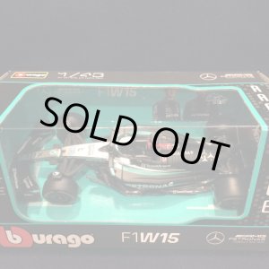 画像: 新品正規入荷品●burago1/43 MERCEDES-AMG PETRONAS W15 (G.ラッセル）2024 #63