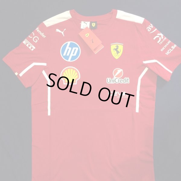 画像1: PUMA スクーデリア フェラーリ SF チーム  Tシャツ レッド 2025 (サイズ XL)