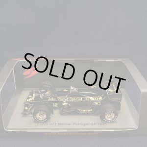 画像: 新品正規入荷品●SPARK1/43 LOTUS 97T WINNER PORTUGAL GP 1985 (A.セナ）#12 ※純正たばこ仕様●ドライバーノンフィギュア※
