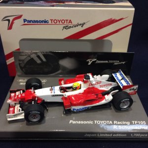 画像: セカンドハンド品●TOYOTA別注●PMA1/43 PANASONIC TOYOTA TF105 (R.シューマッハ）#17
