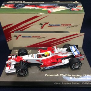 画像: セカンドハンド品●TOYOTA別注●PMA1/43 PANASONIC TOYOTA TF106 (R.シューマッハ）#7