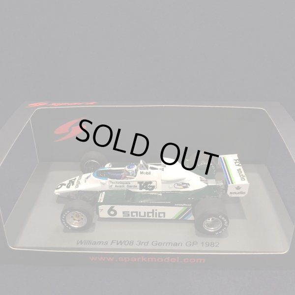 画像1: 新品正規入荷品●SPARK 1/43 WILLIAMS FW08 3rd GERMAN GP 1982 (K.ロズベルグ）#6 