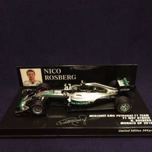 画像: セカンドハンド品●PMA1/43 MERCEDES AMG PETRONAS W07 MONACO GP 2016 (N.ロズベルグ）#6
