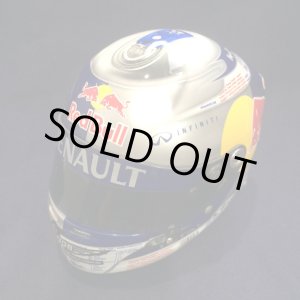 画像: 希少品●1/2スケール RED BULL2010 プルトップ仕様ミニヘルメット (S.ベッテル）
