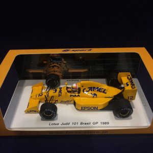 画像: セカンドハンド品●FORZA別注●SPARK1/43 LOTUS 101 BRAZIL GP 1989 (中嶋悟）#12