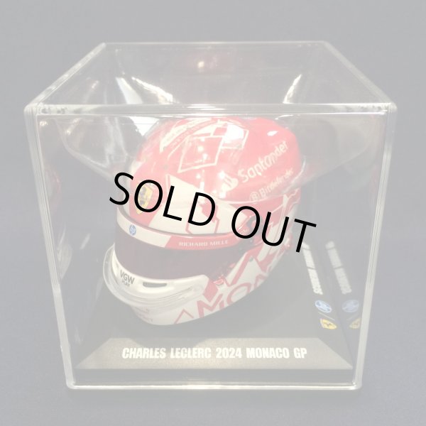 画像1: 新品正規入荷品●LOOKSMART 1/5 FERRARI F1 MONACO GP 2024 (C.ルクレール）ミニヘルメット