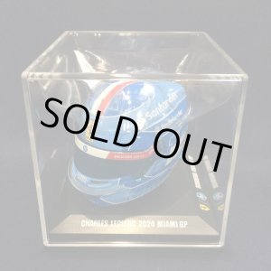 画像: 新品正規入荷品●LOOKSMART 1/5 FERRARI F1 MIAMI GP 2024 (C.ルクレール）ミニヘルメット