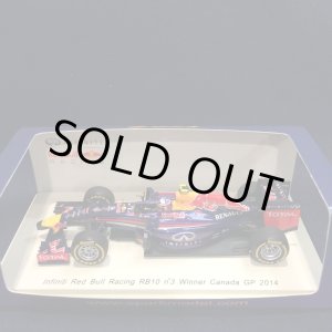 画像: セカンドハンド品●SPARK1/43 INFINITI RED BULL RB10 WINNER CANADA GP 2014 (D.リカルド）#3