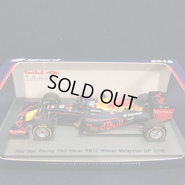 画像1: セカンドハンド品●SPARK1/43 RED BULL TAG HEUER RB12 WINNER MALAYSIAN GP (D.リカルド）#3