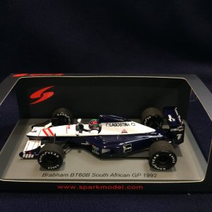 画像: 新品正規入荷品●SPARK 1/43 BRABHAM BT60B SOUTH AFRICAN GP 1992 (E.VAN de POELE) #7