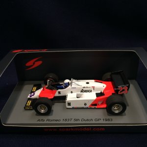画像: 新品正規入荷品●SPARK 1/43 ALFA ROMEO 183T 5th DUTCH GP 1983 (M.BALDI) #23