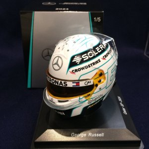画像: 新品正規入荷品●SPARK1/5 MERCEDES F1 QATAR GP 2024 (G.ラッセル）ミニヘルメット